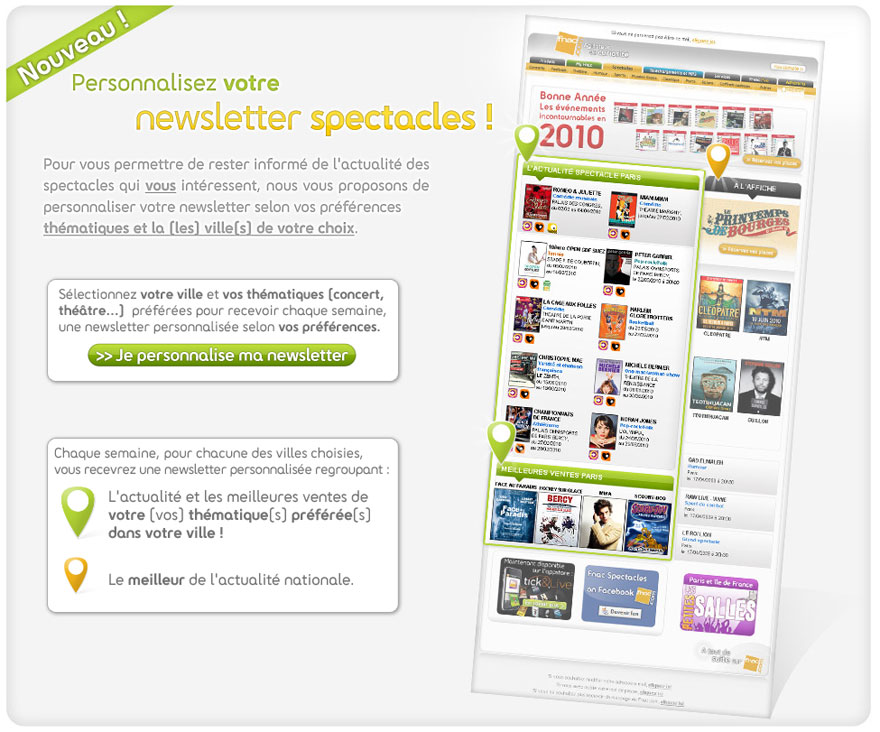 Newsletter personnalisée