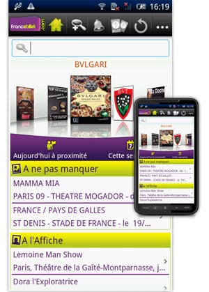 Application sur Android sur FB